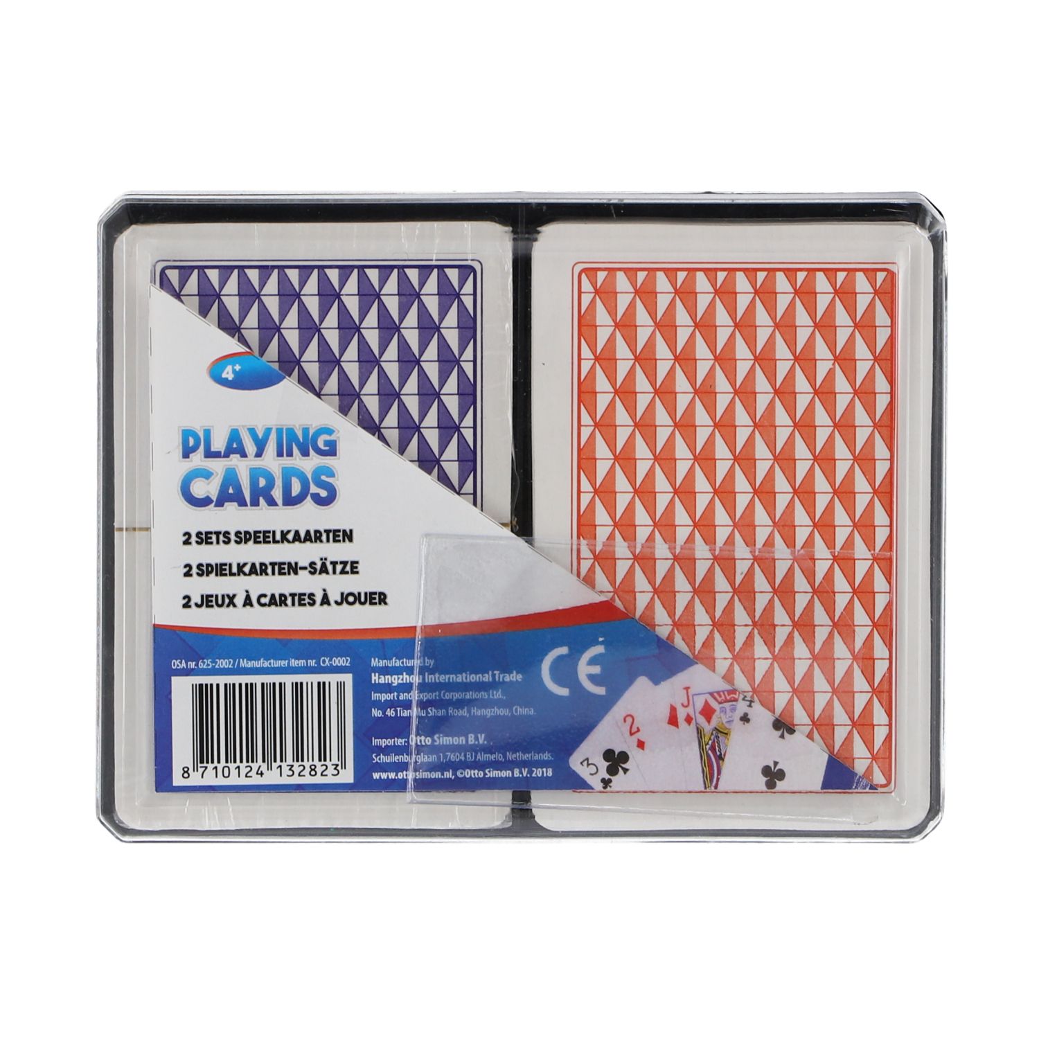 Top1Toys Speelkaarten In Doos 2 Sets - Kaartspel