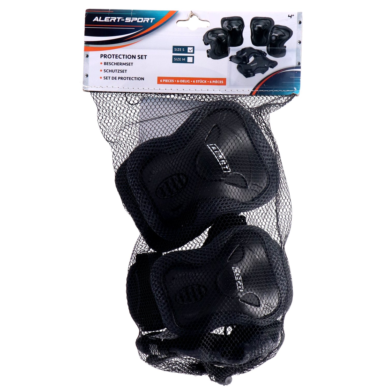 Alert Alert Sport Skate Beschermset Kinderen 3 Delig (Maat S) - Zwart