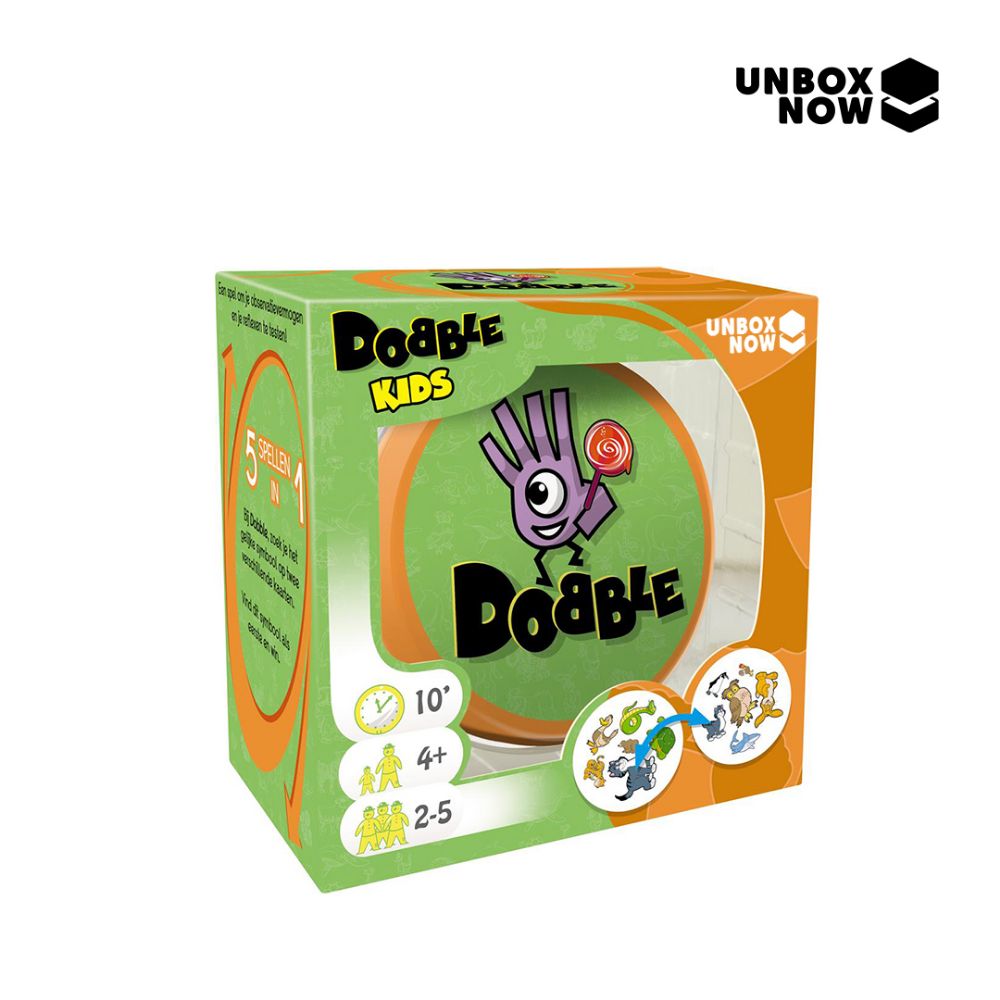 Asmodee Dobble Kids - Kaartspel - Groen