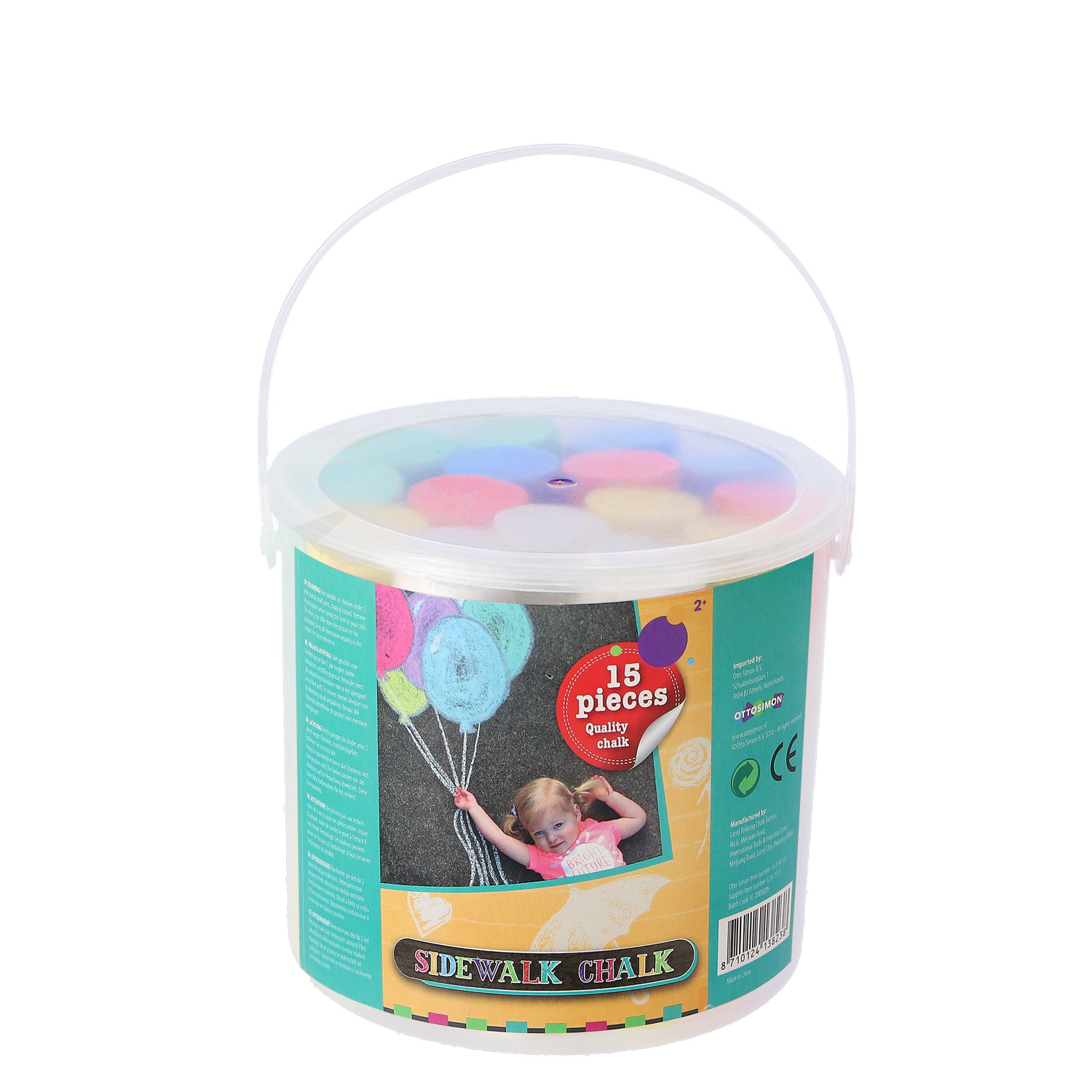 Top1Toys Stoepkrijt 15 Stuks In Emmer