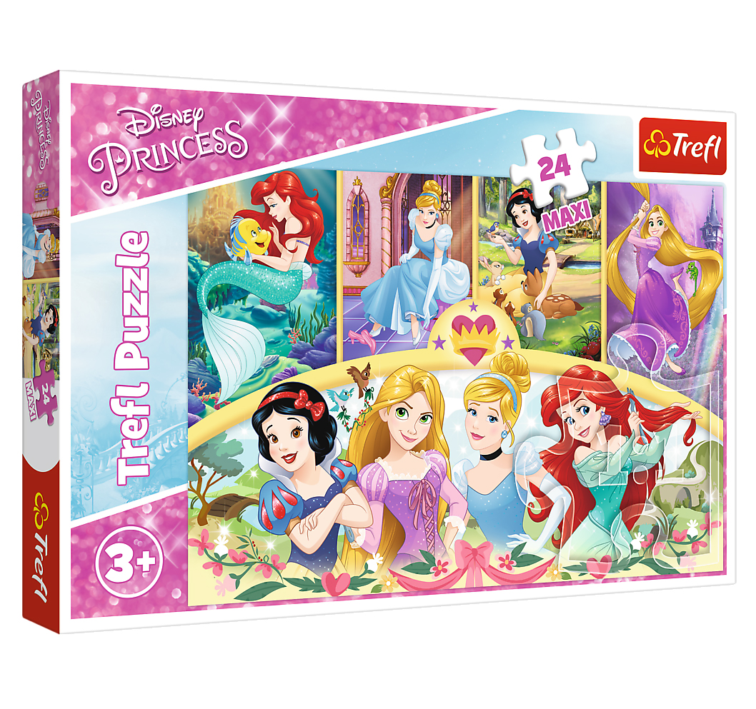 Trefl Puzzel Maxi Princess Magic Of Memo 24 Stukjes
