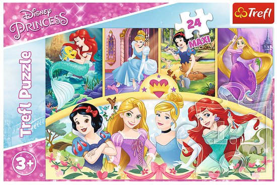 Trefl Puzzel Maxi Princess Magic Of Memo 24 Stukjes