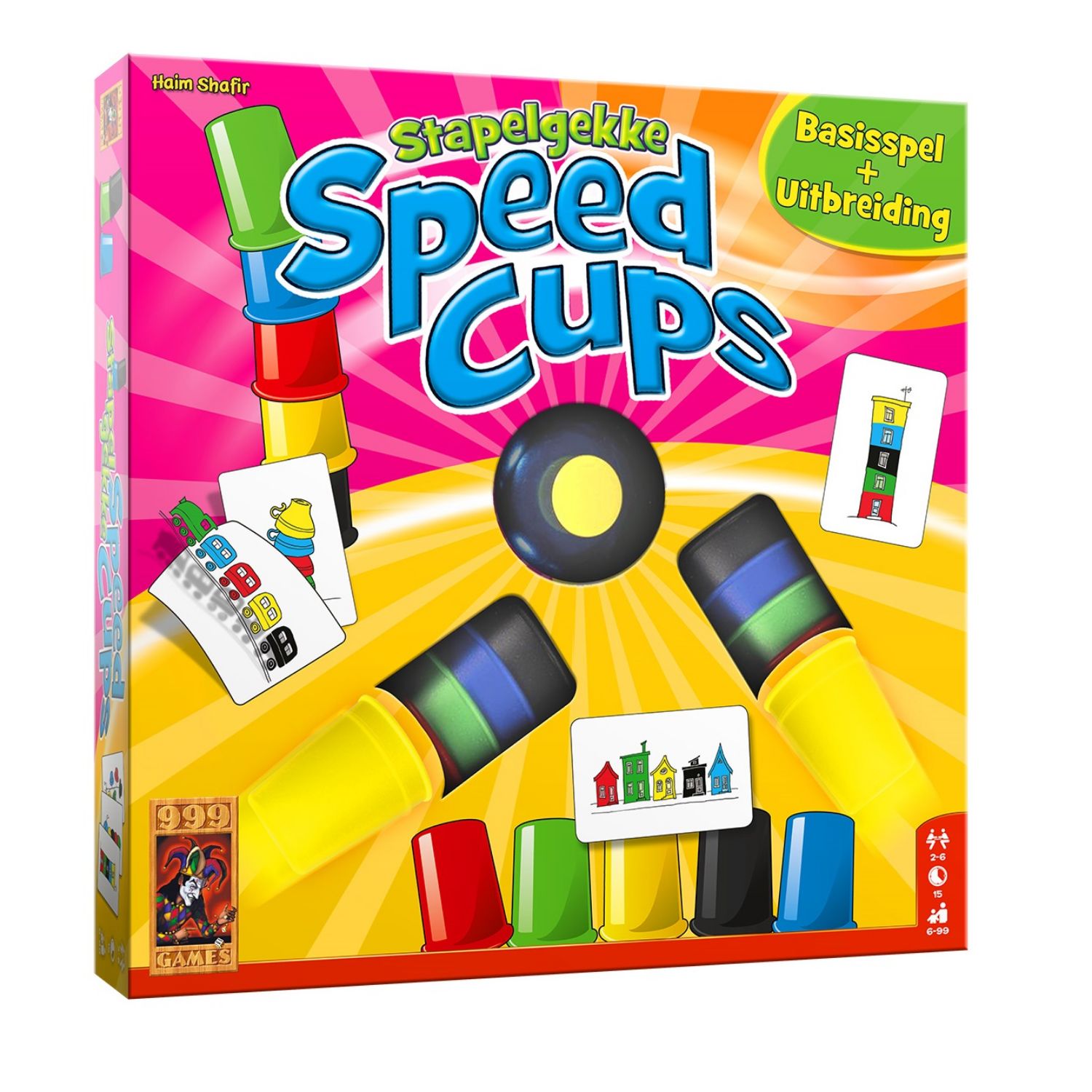 999Games Stapelgekke Speedcups - Kinderspel