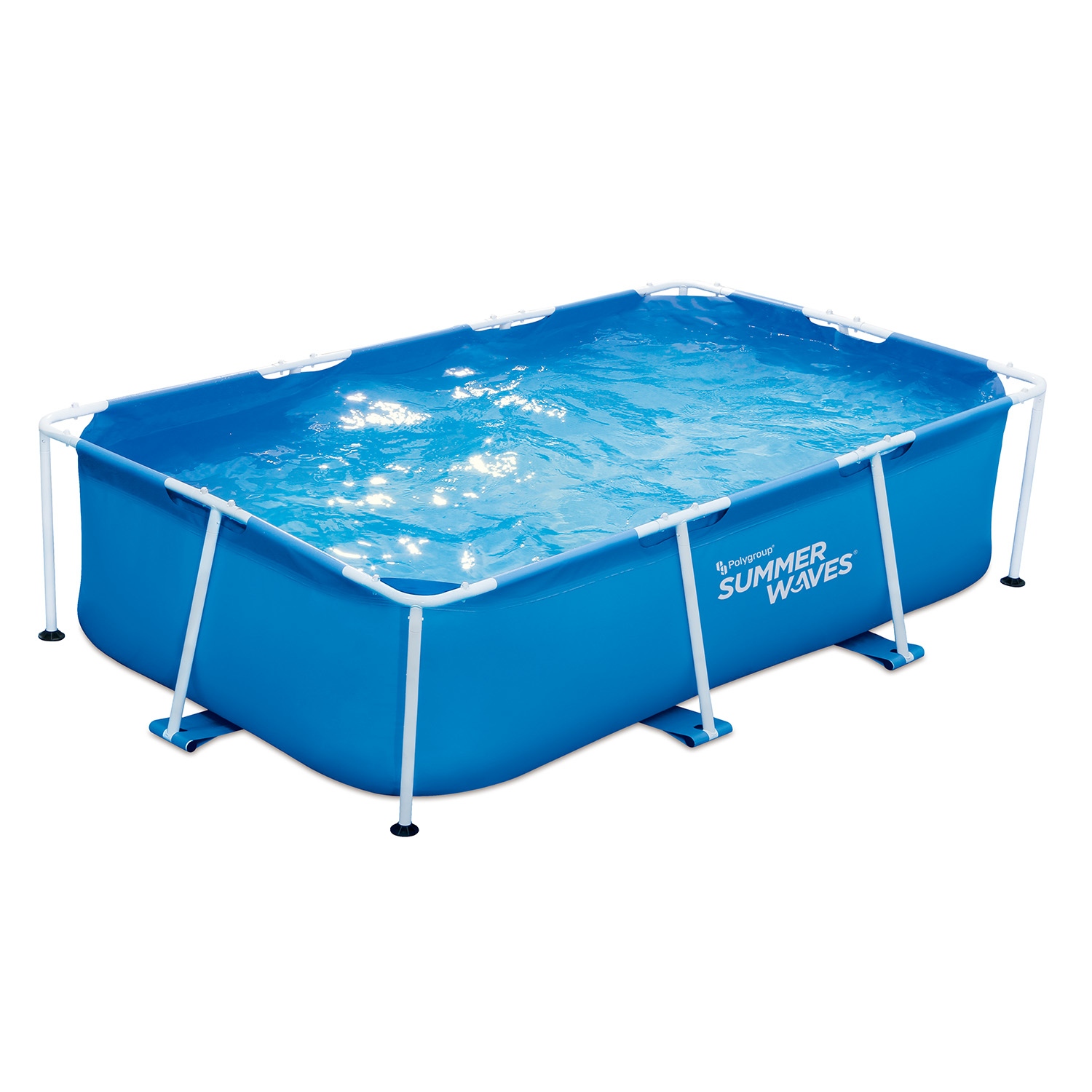 Summer Waves Summer Waves Zwembad Small Frame 260 X 160 X 66 cm - Blauw
