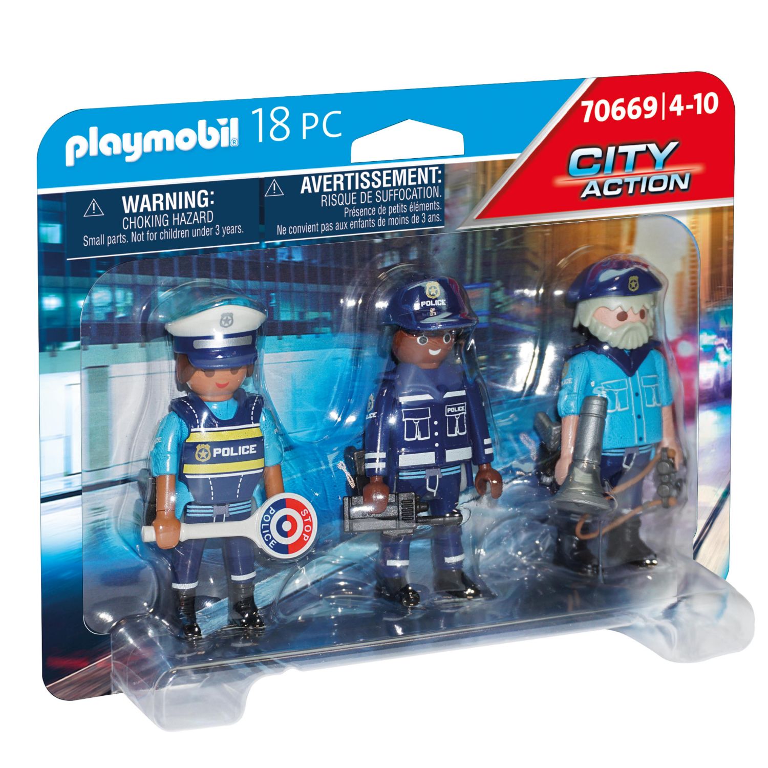Playmobil Playmobil 70669 Figurenset Politie (kunststof, 4 - 6 jaar)