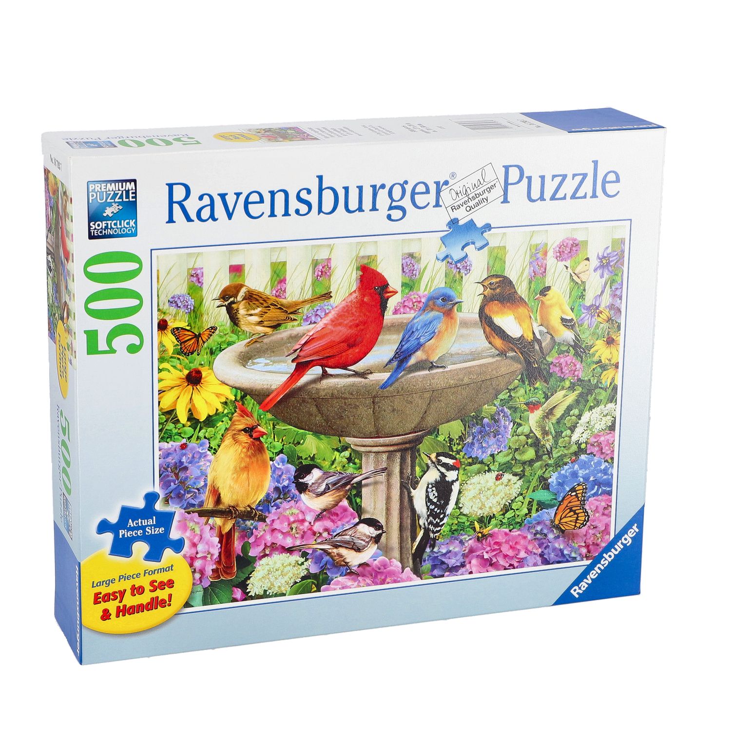 Ravensburger Ravensburger Puzzel Het Vogelbad 500 Stukjes Extra Groot