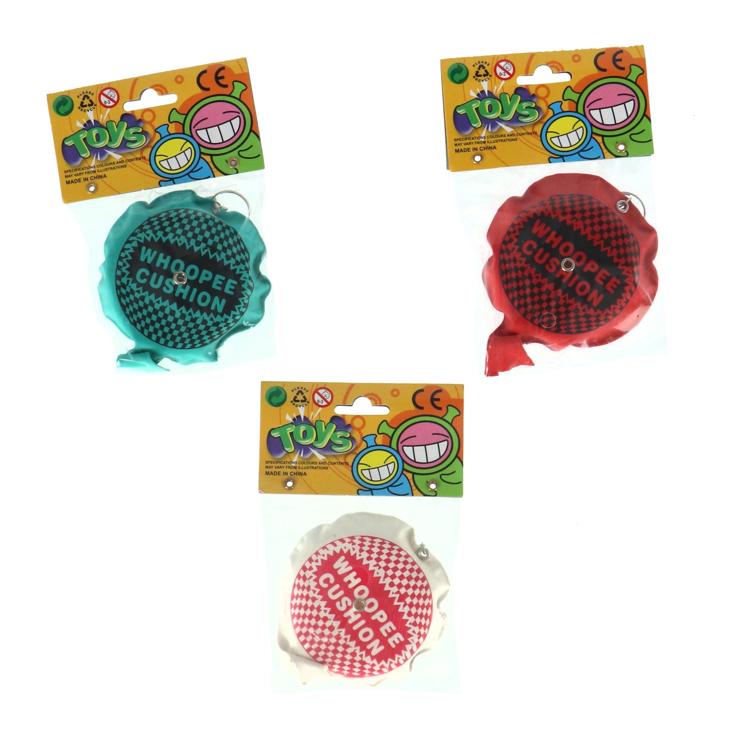 Top1Toys Sleutelhanger Scheetkussen 10 Cm Assorti