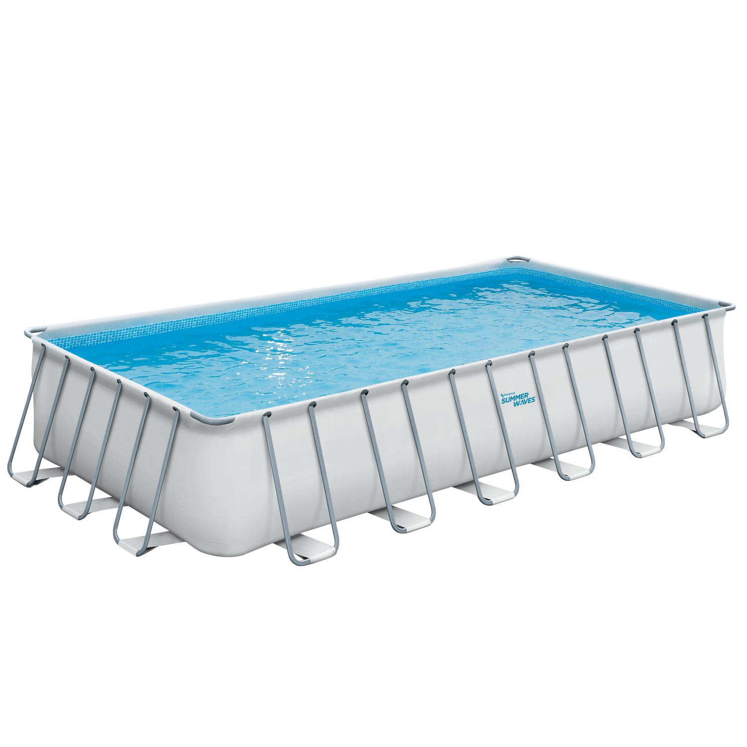 Summer Waves Summer Waves Zwembad Elite Rectangular Frame 732 X 366 X 132 cm + zandfilterpomp