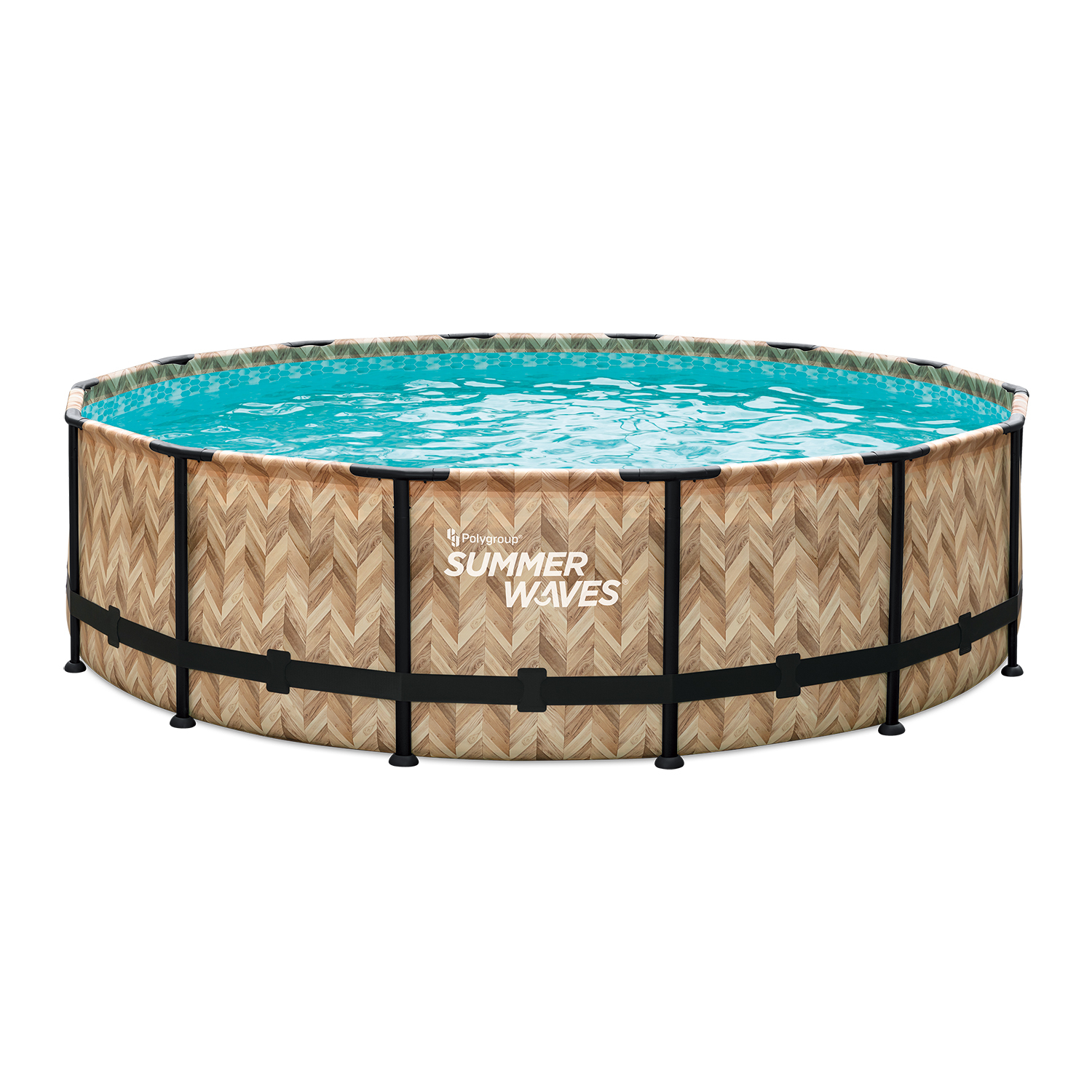 Summer Waves Summer Waves Zwembad Elite Frame 427 X 107 cm Light Oak