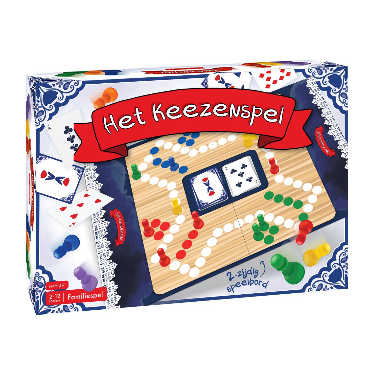 Top1Toys Keezenspel - Bordspel - Rood