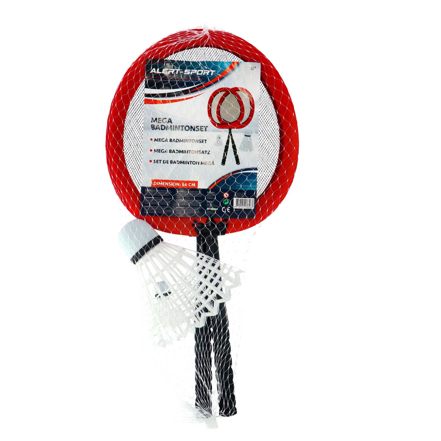 Alert Alert Jumbo Badminton Set (kunststof, 6 - 8 jaar)