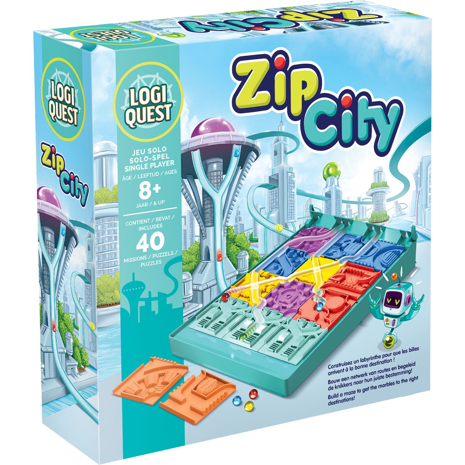 Asmodee Spel Logiquest Zip City