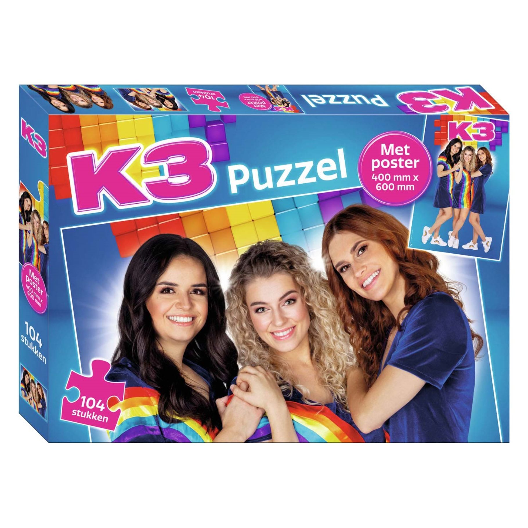 Studio 100 K3 Puzzel Met Poster