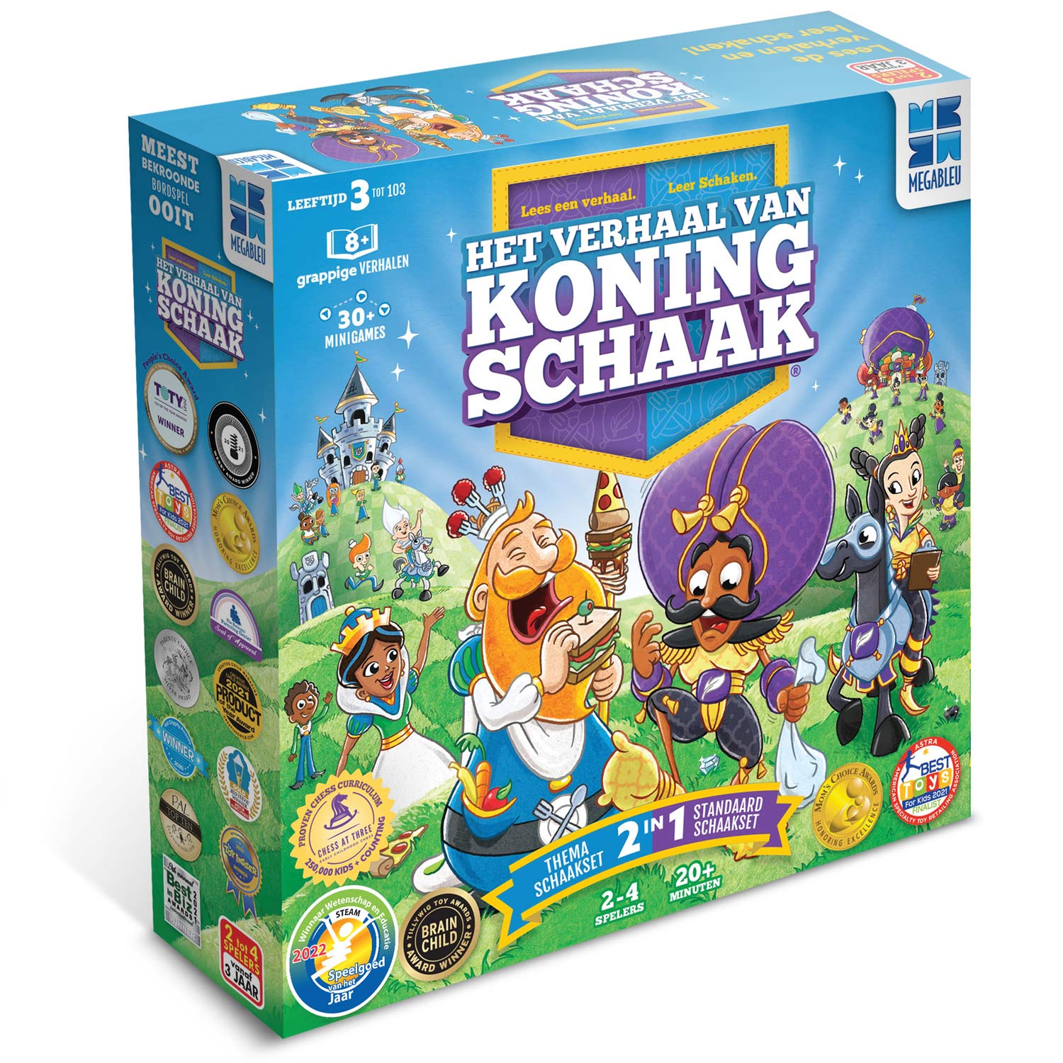 Megableu Het Verhaal Van Koning Schaak - Kinderspel