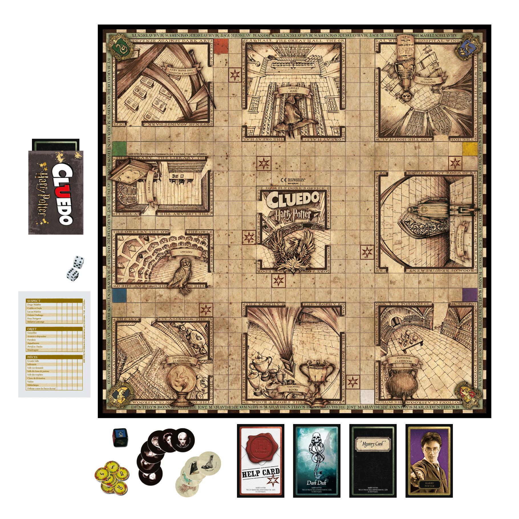 Hasbro Hasbro Spel Cluedo Harry Potter (karton, 8 - 10 jaar)