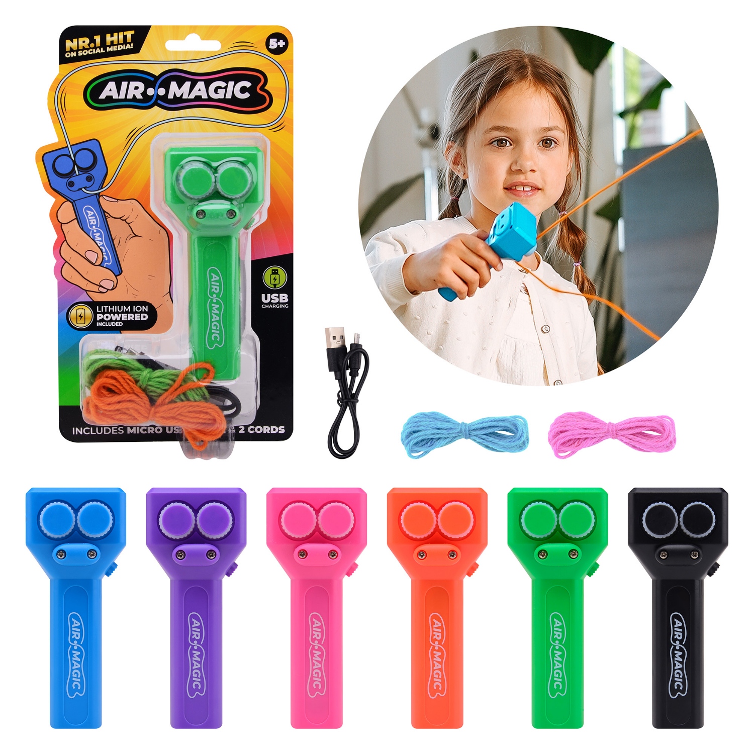 Top1Toys Top1Toys Air Magic 6 Assorti (kunststof, 4 - 6 jaar)