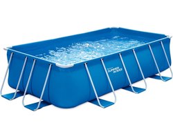 Summer Waves Zwembad Active Frame Rectangular 400 X 200 X 100 cm + filterpomp