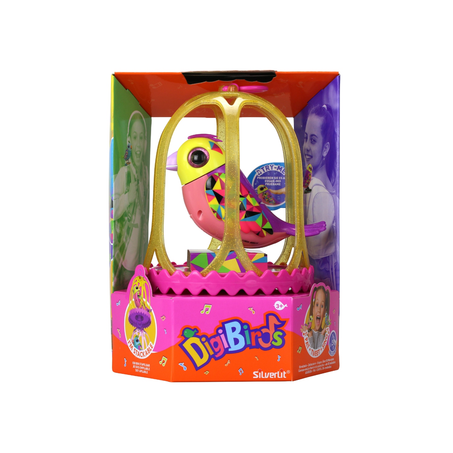 DigiFriends Digibirds S2 Gold Finch In Kooi