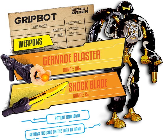 Top1Toys Giga Bots Energy Core Gripbot