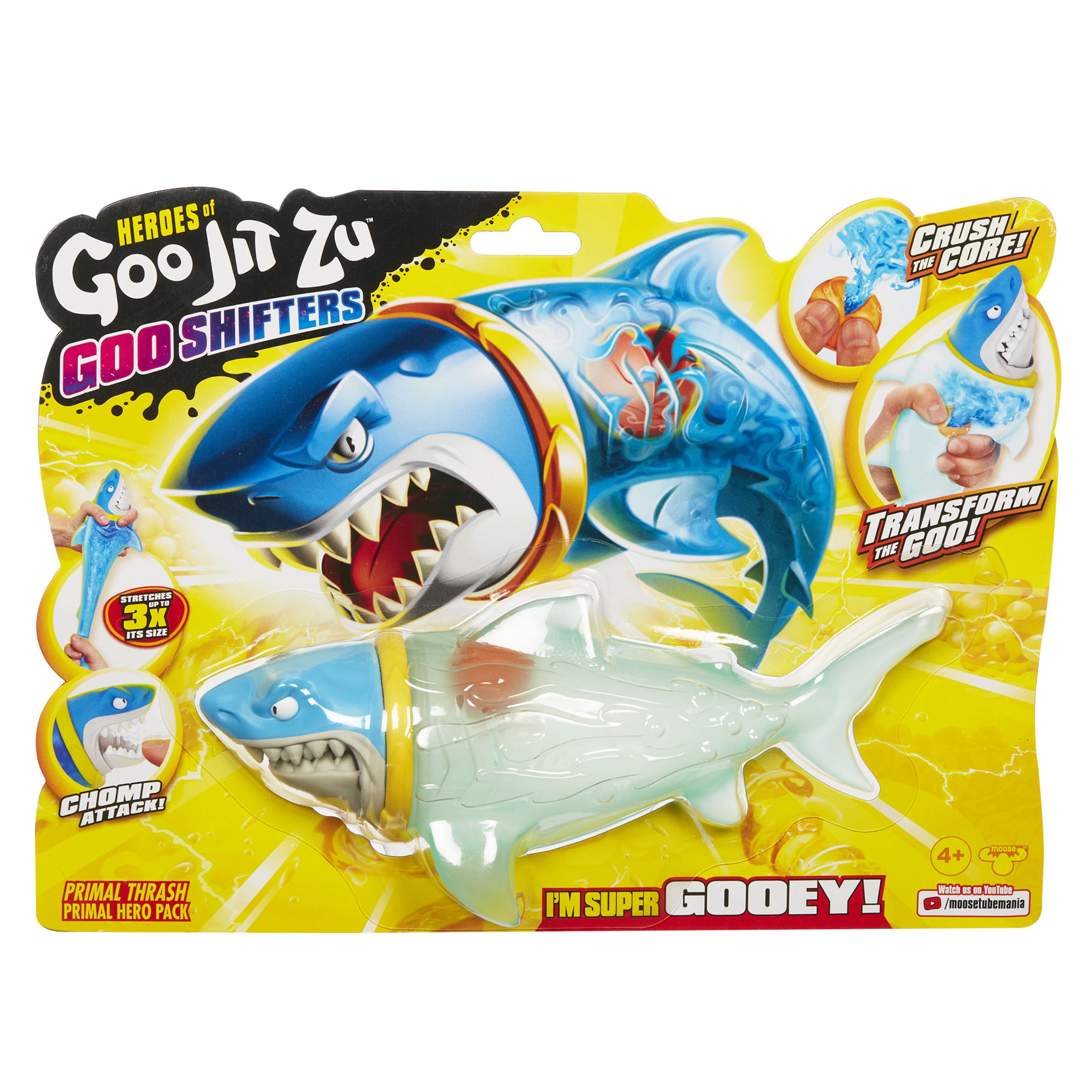 Top1Toys Goo Jit Zu Primal Pack Thrash - Blauw