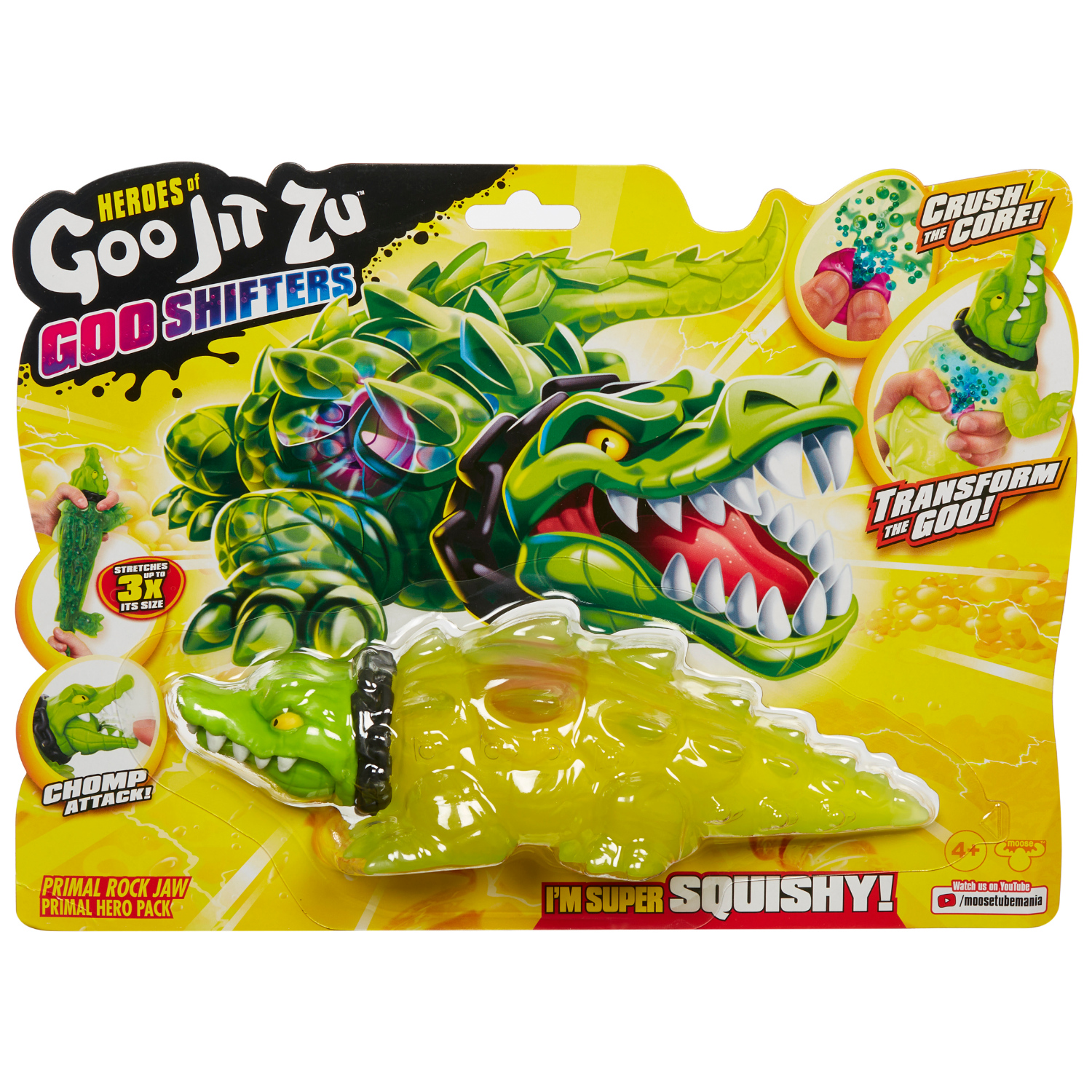 Top1Toys Goo Jit Zu Primal Pack Rock Jaw - Groen