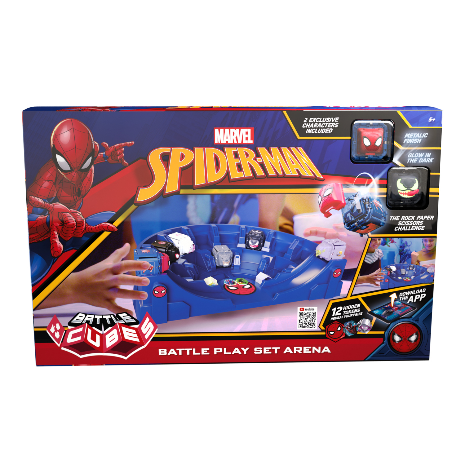 Top1Toys Battle Cubes Marvel Spiderman Battle Arena Set