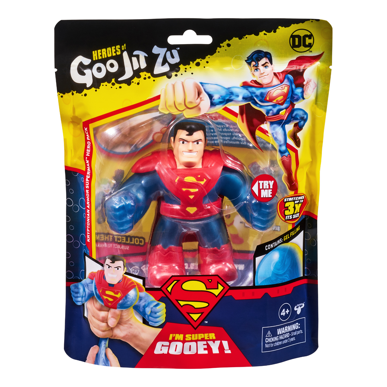 Top1Toys Goo Jit Zu Dc Kriptonian Armor Superman