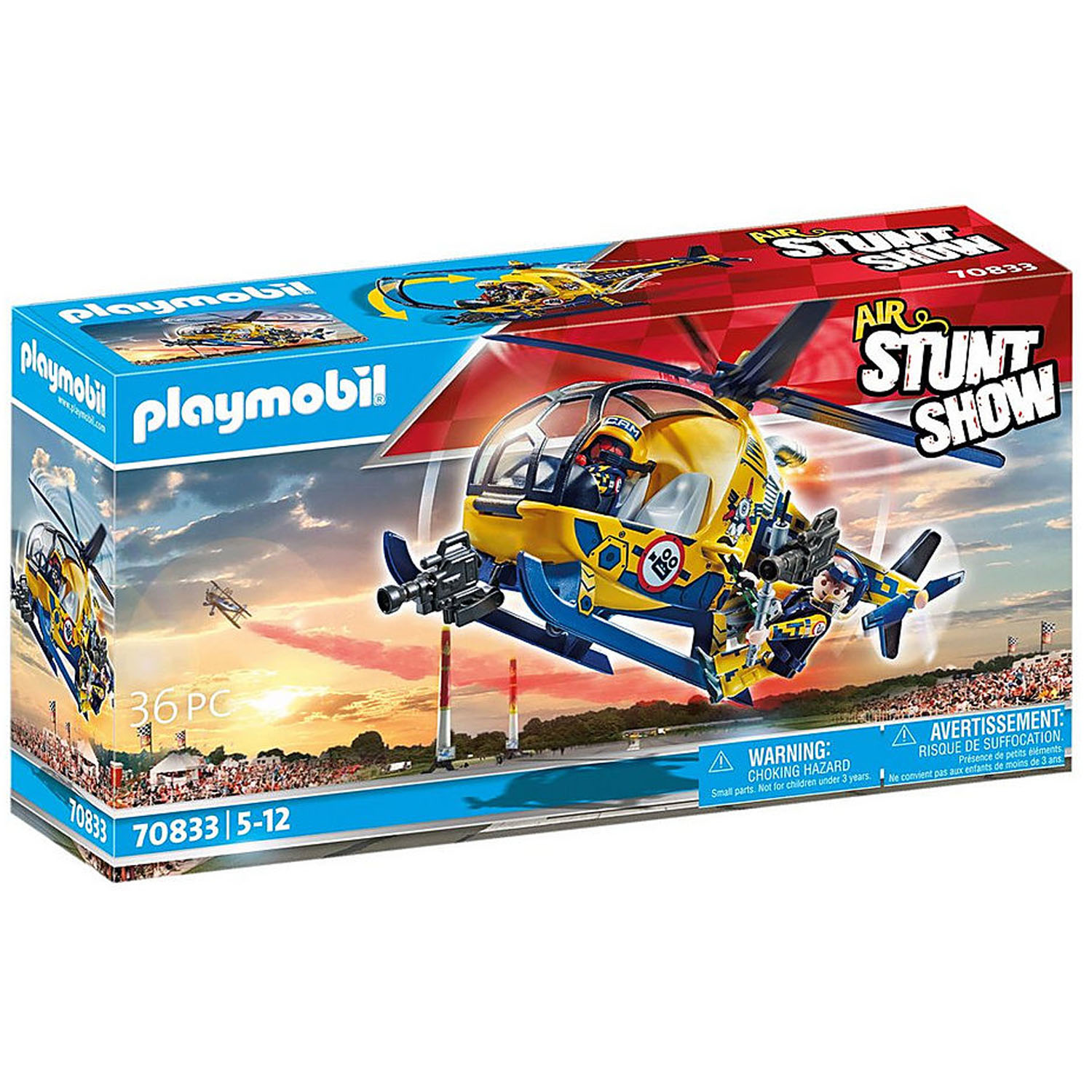 Playmobil Playmobil 70833 Air Stuntshow Filmploeg Helikopter