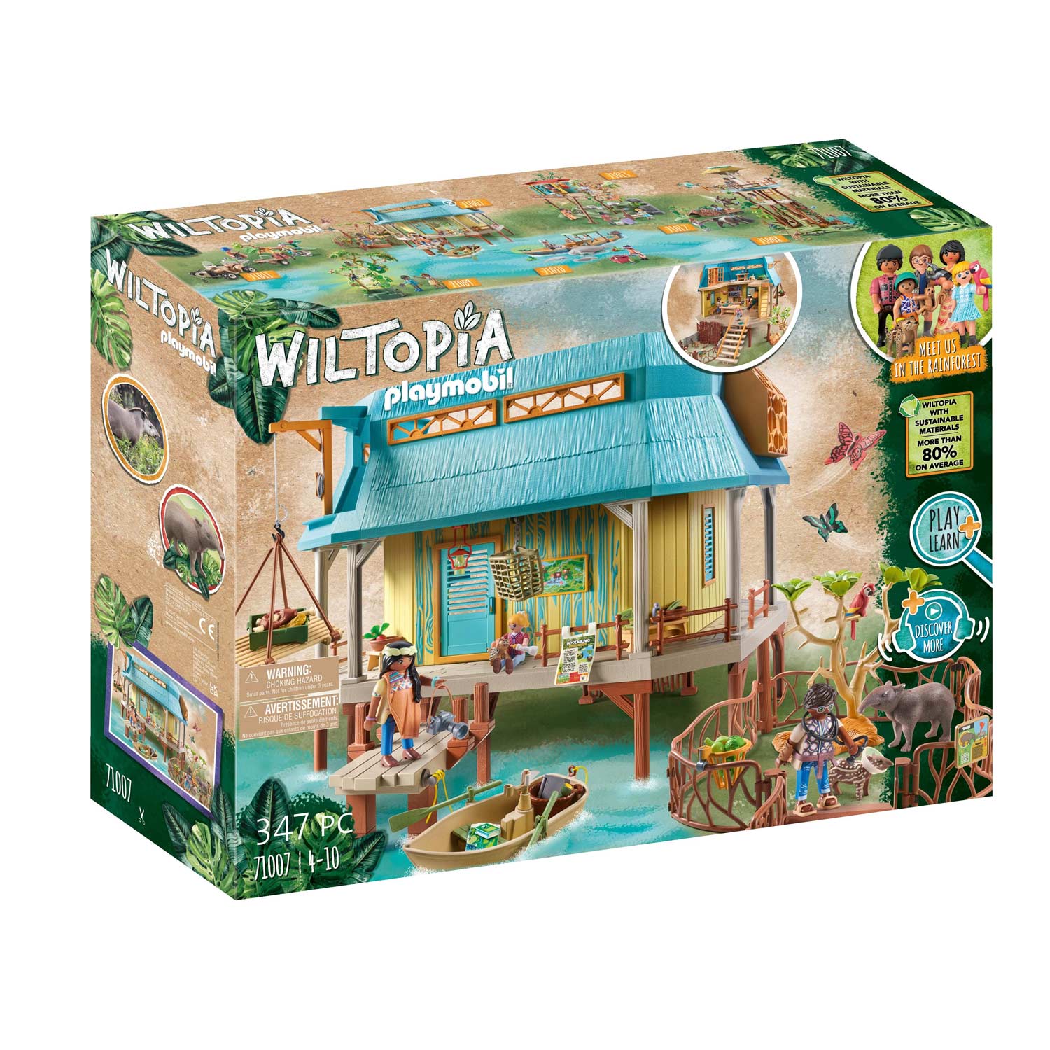 Playmobil Playmobil 71007 Wiltopia Dierenverzorgingscentrum (kunststof, 4 - 6 jaar)