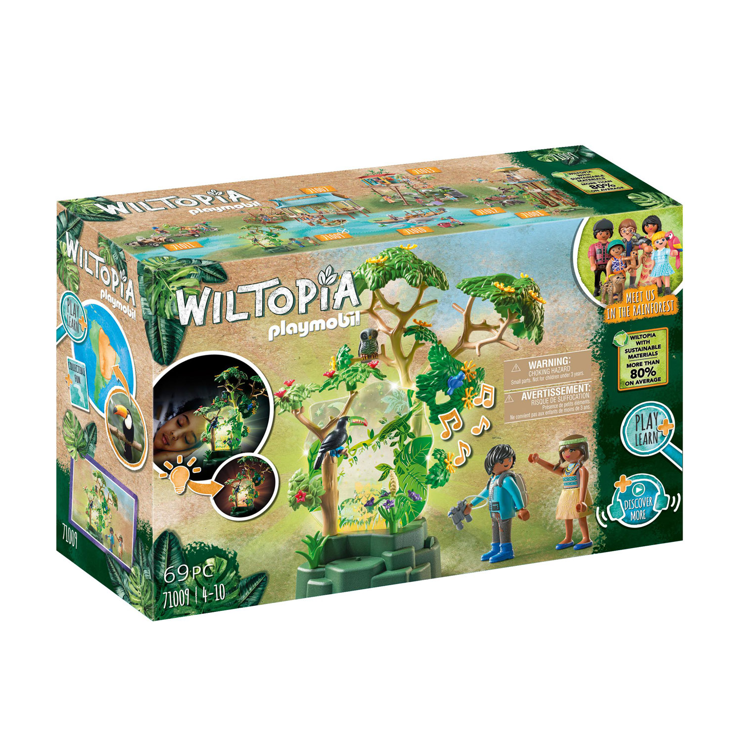 Playmobil Playmobil 71009 Wiltopia Nachtlicht Regenwoud