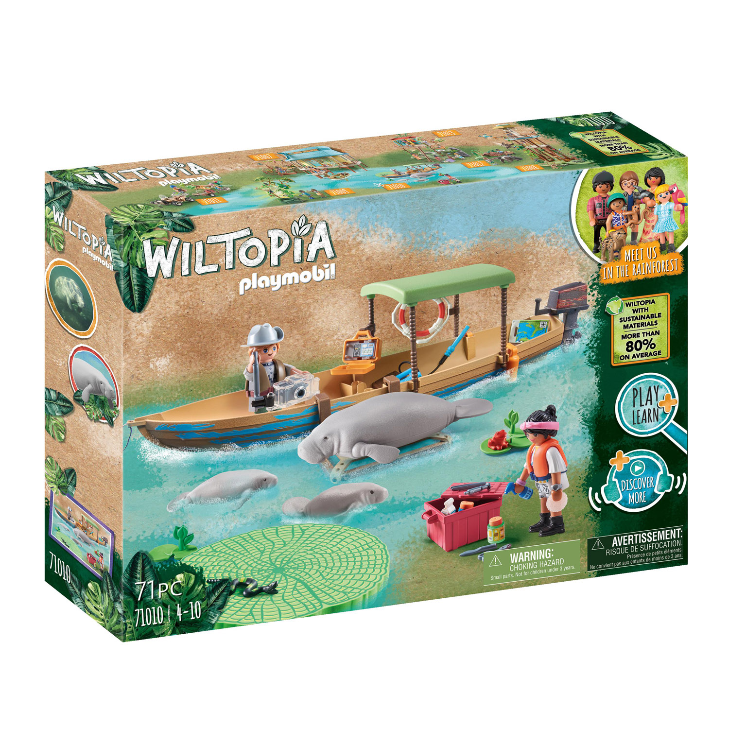 Playmobil Playmobil 71010 Wiltopia Boottocht Zeekoeien