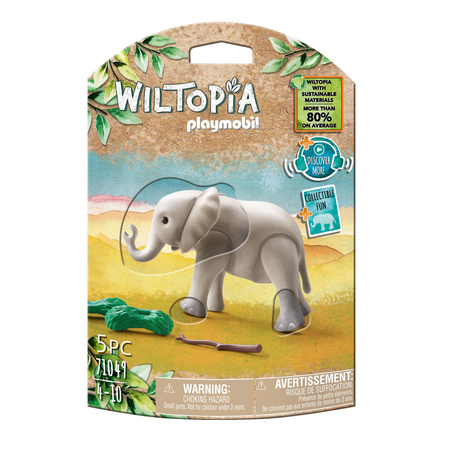 Playmobil Playmobil 71049 Wiltopia Baby Olifant - Grijs