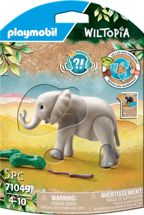 Playmobil 71049 Wiltopia Baby Olifant - Grijs