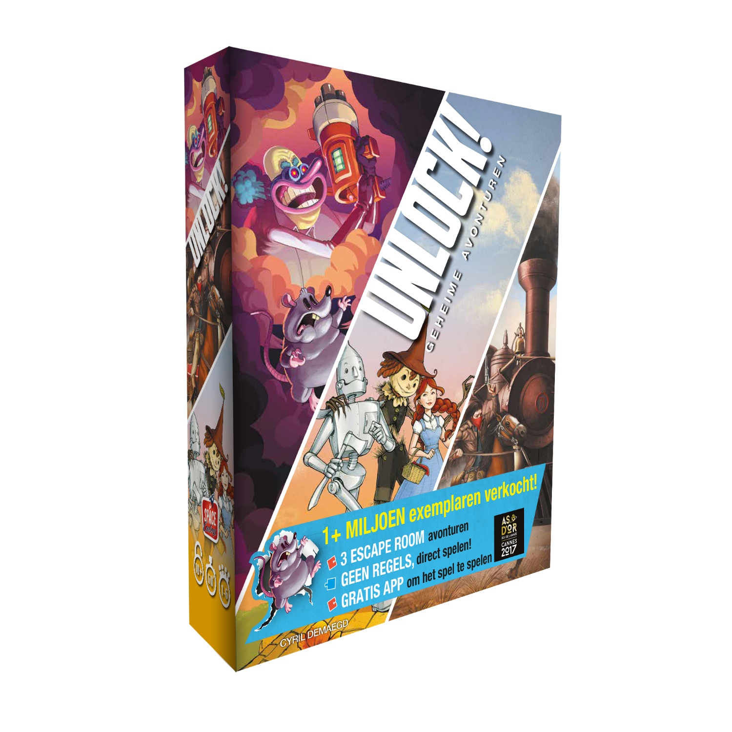 Asmodee Unlock! 3 Geheime Avonturen - Kaartspel