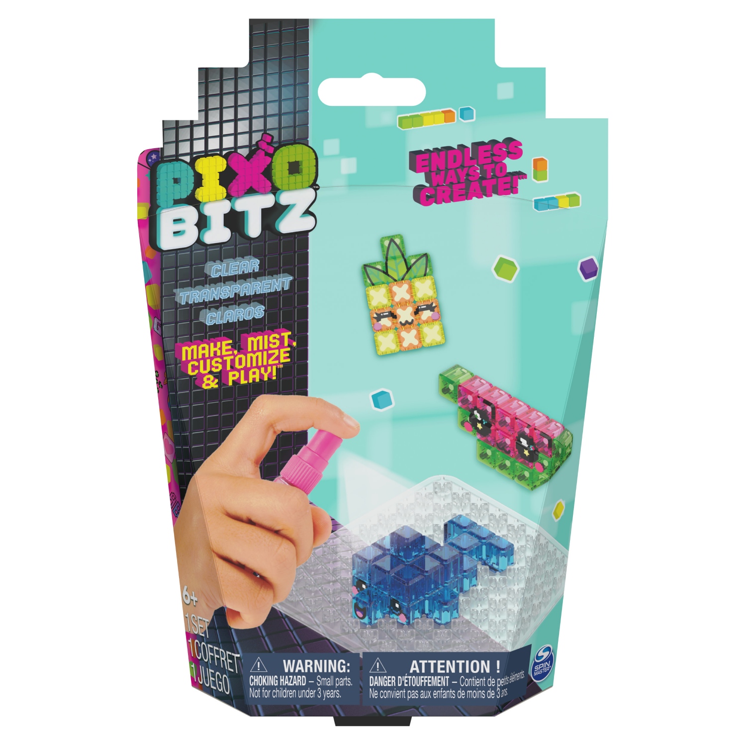 Spinmaster Pixobitz Clear Sparkly Feature Pack 150 Stuks