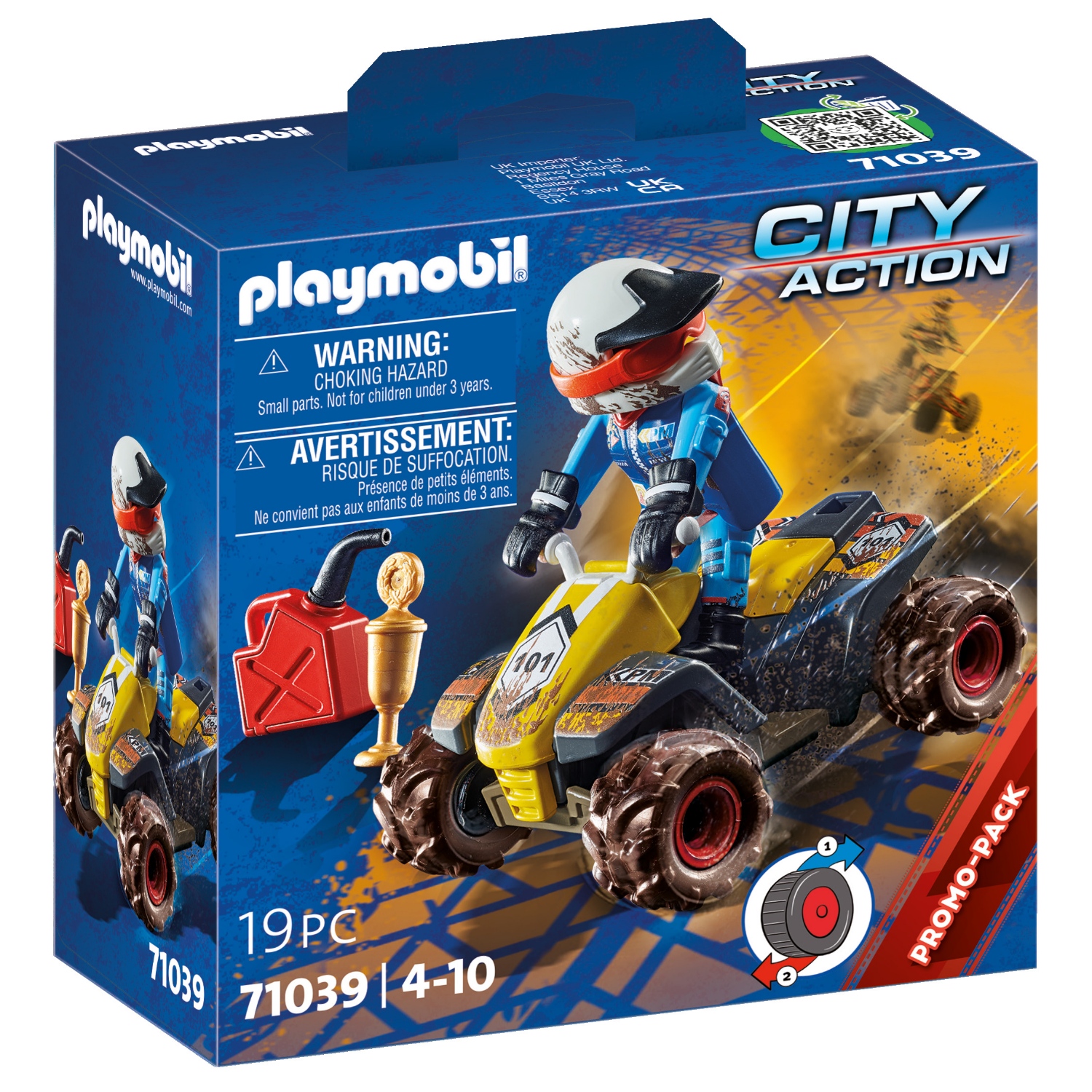 Playmobil Playmobil City 71039 Off/Road Quad (kunststof, 4 - 6 jaar)