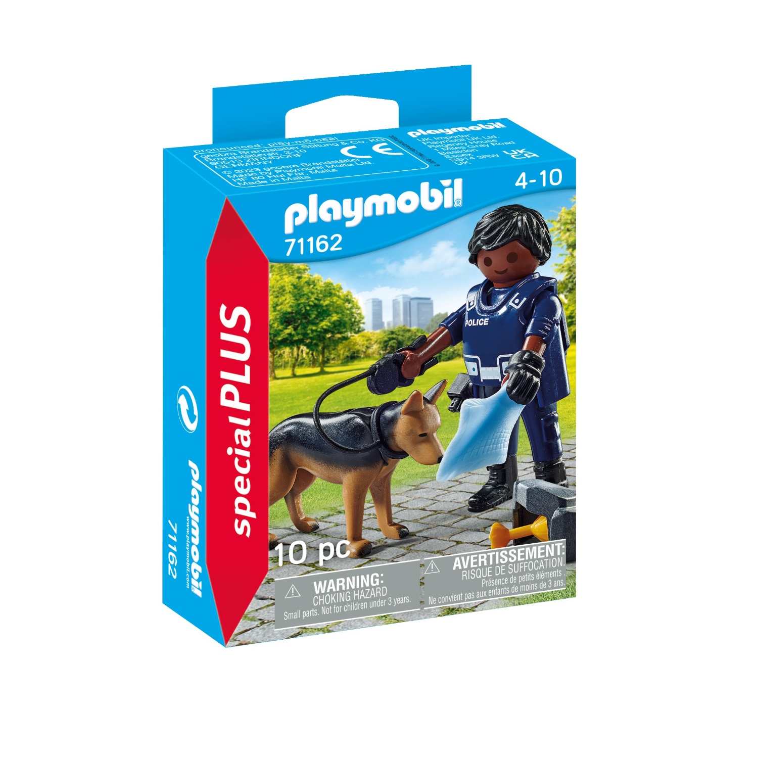 Playmobil Playmobil 71162 Politieagent Met Speurhond