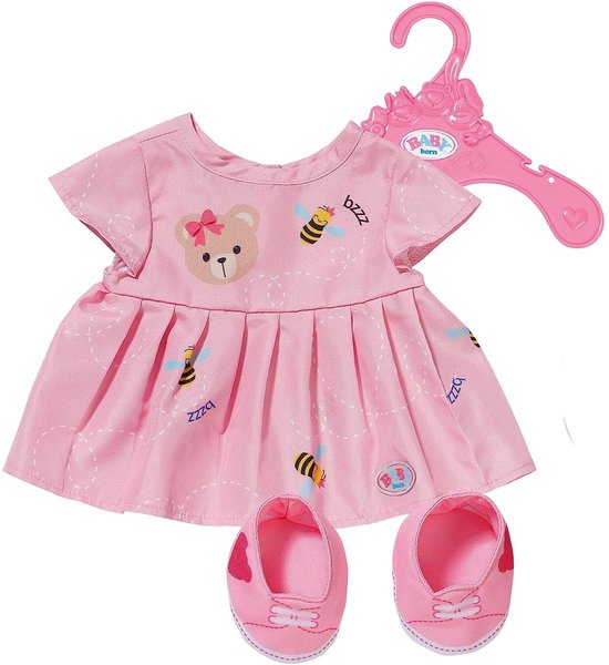 Zapf Baby Born Dress Outfit - Roze