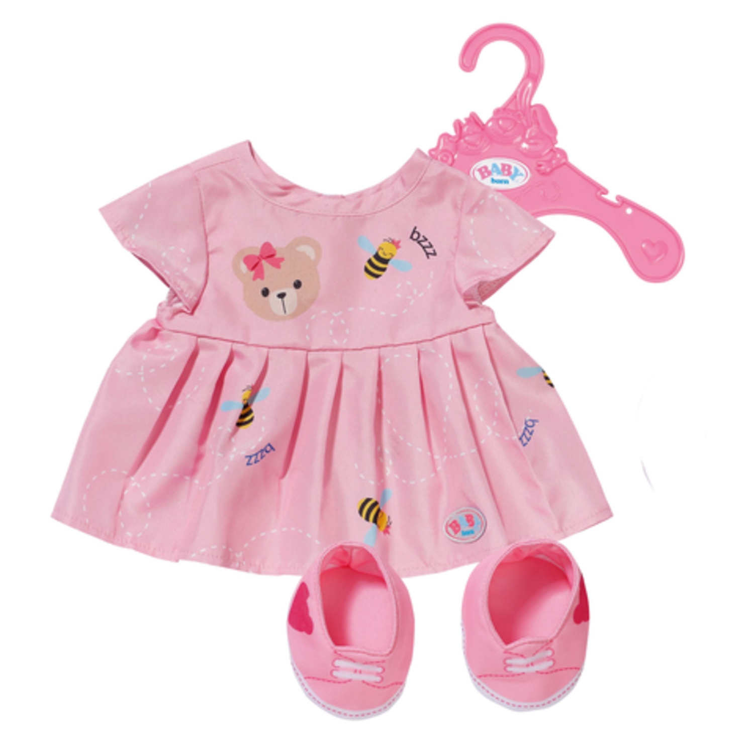 Zapf Baby Born Dress Outfit - Roze