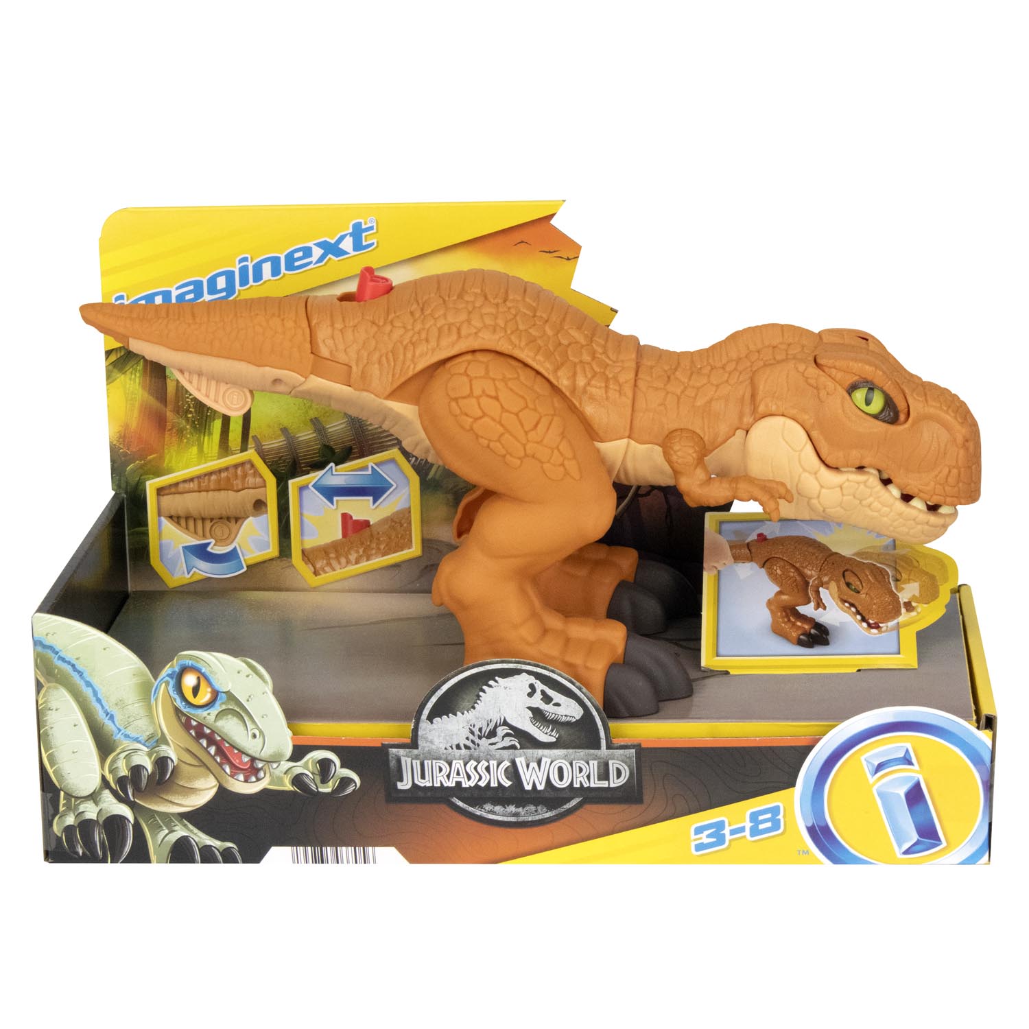 Mattel Jurassic World Thrashin Action T-Rex - Bruin