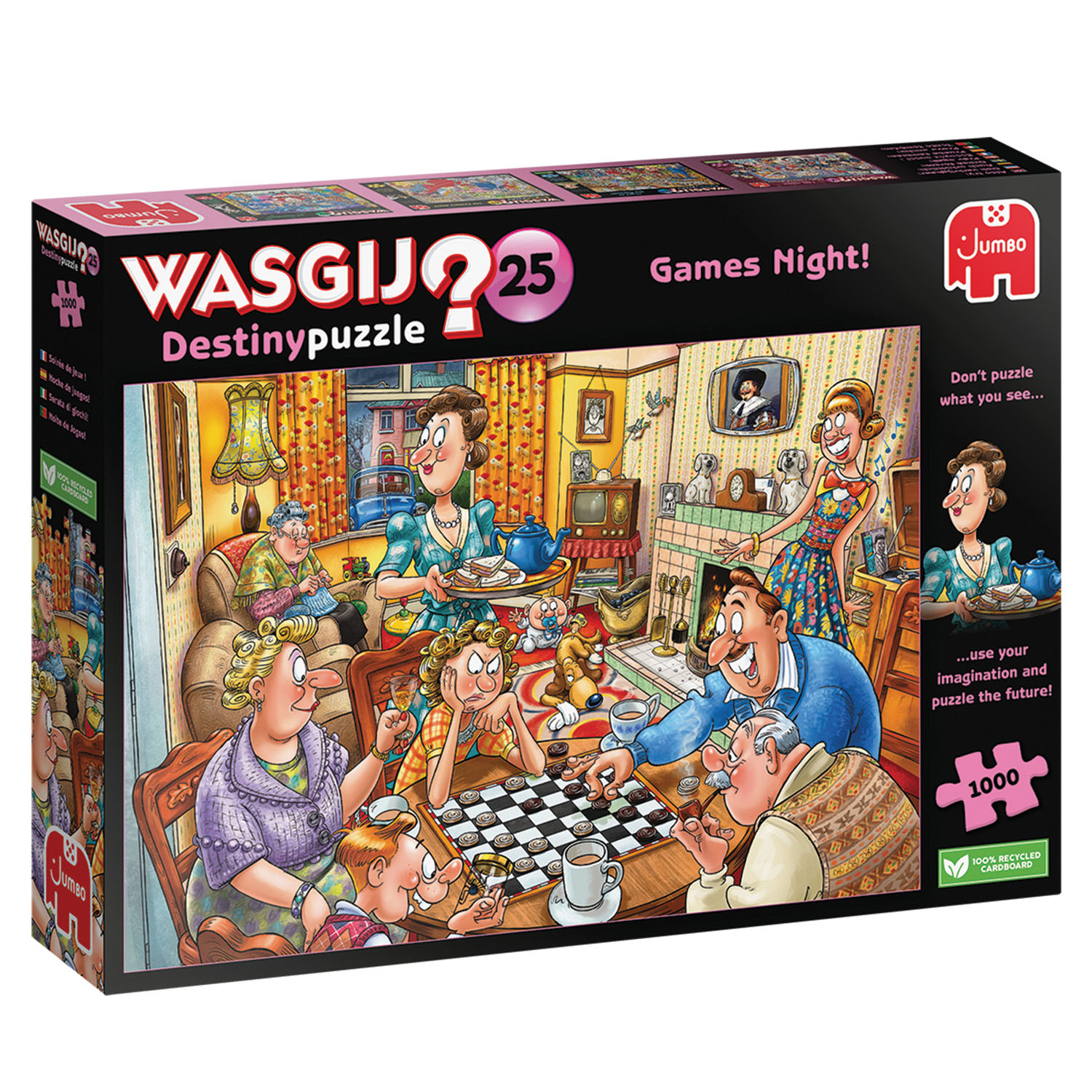 Jumbo Wasgij Destiny Puzzel 25 Spelletjesavond! 1000 Stukjes