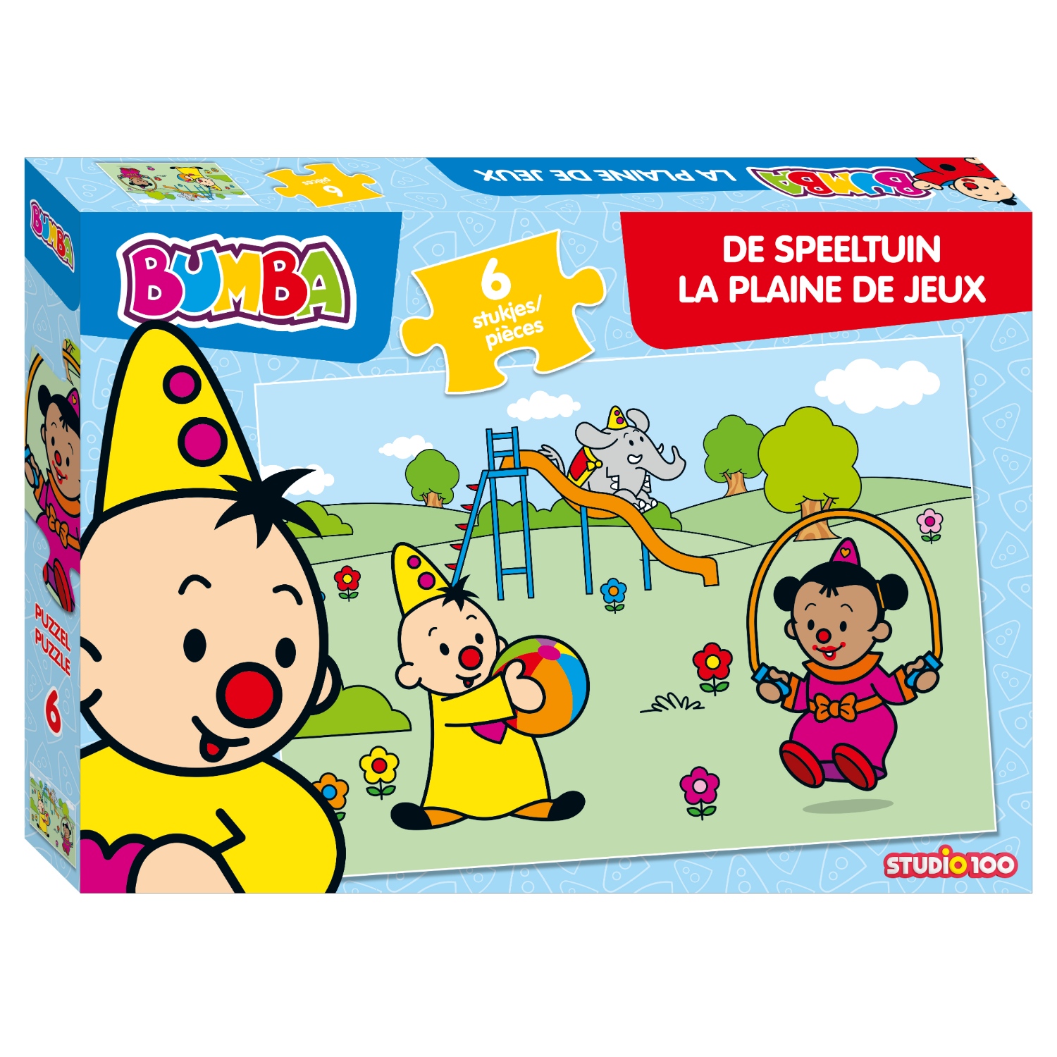 Studio 100 Bumba Puzzel 6 Stukjes Speeltuin