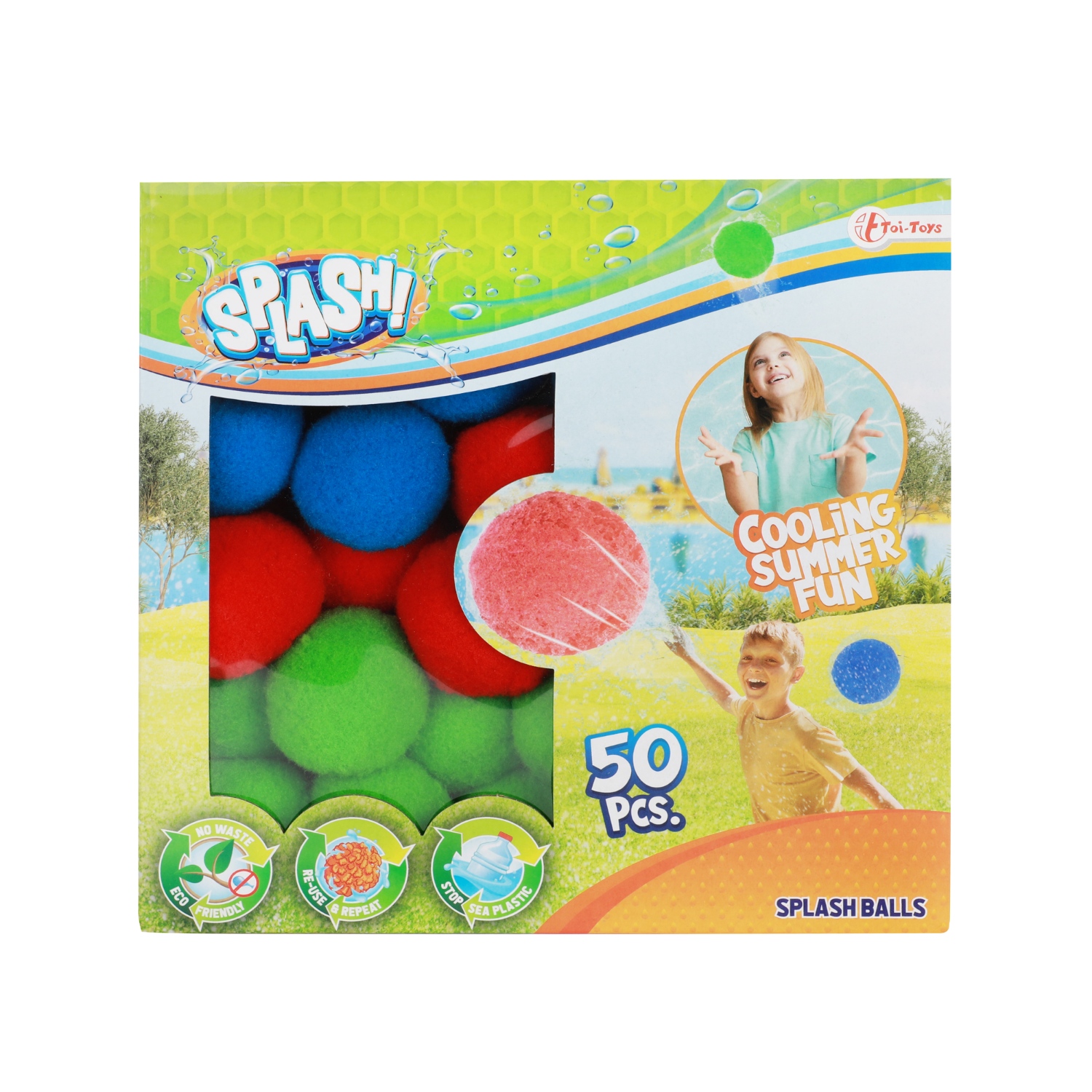 Top1Toys Splashballen 50 stuks 5 cm