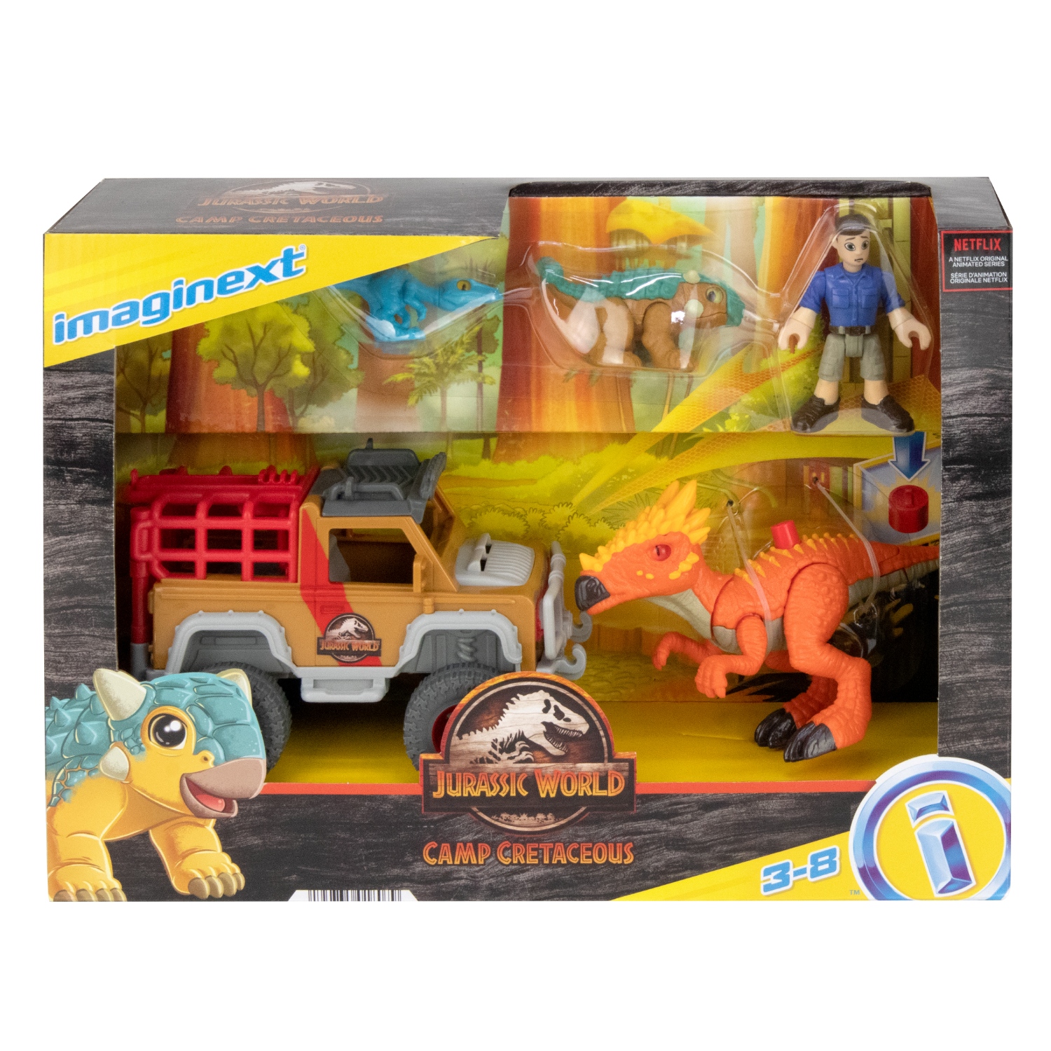 Mattel Jurrasic World Imaginext Speelset Met Jeep