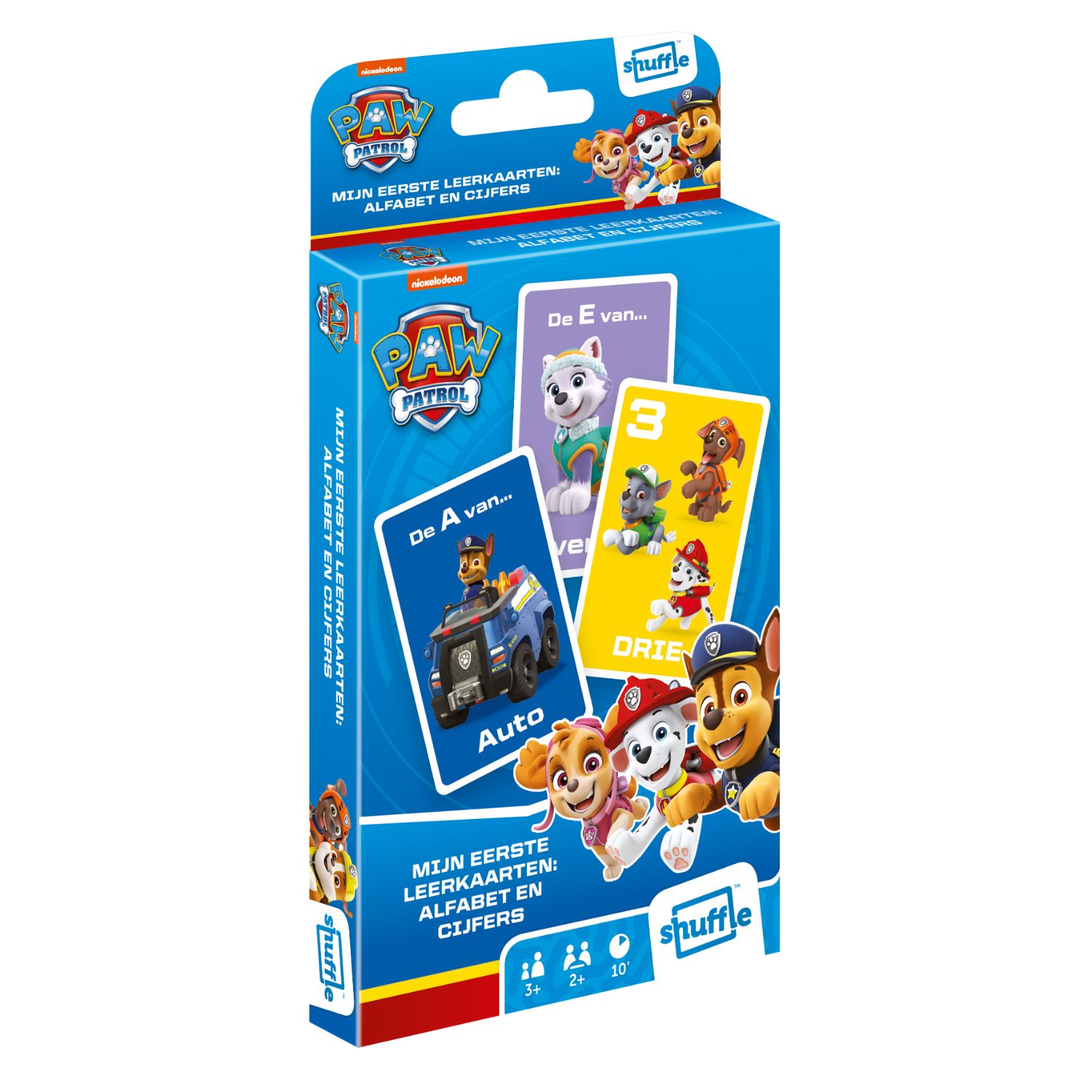 Top1Toys Shuffle Junior Paw Patrol Alfabet/Nummers - Kaartspel