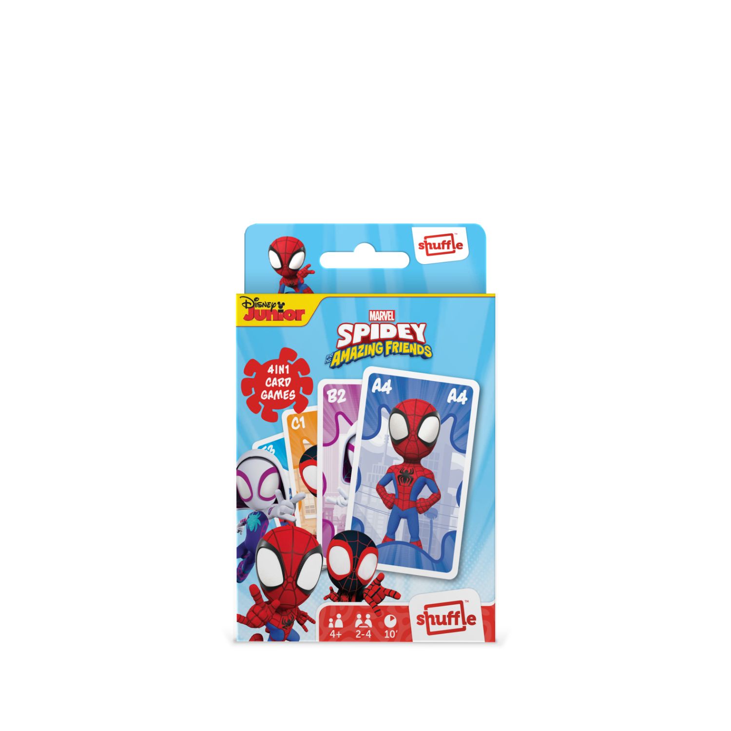 Marvel Shuffle 4-in-1 Spidey - Kaartspel