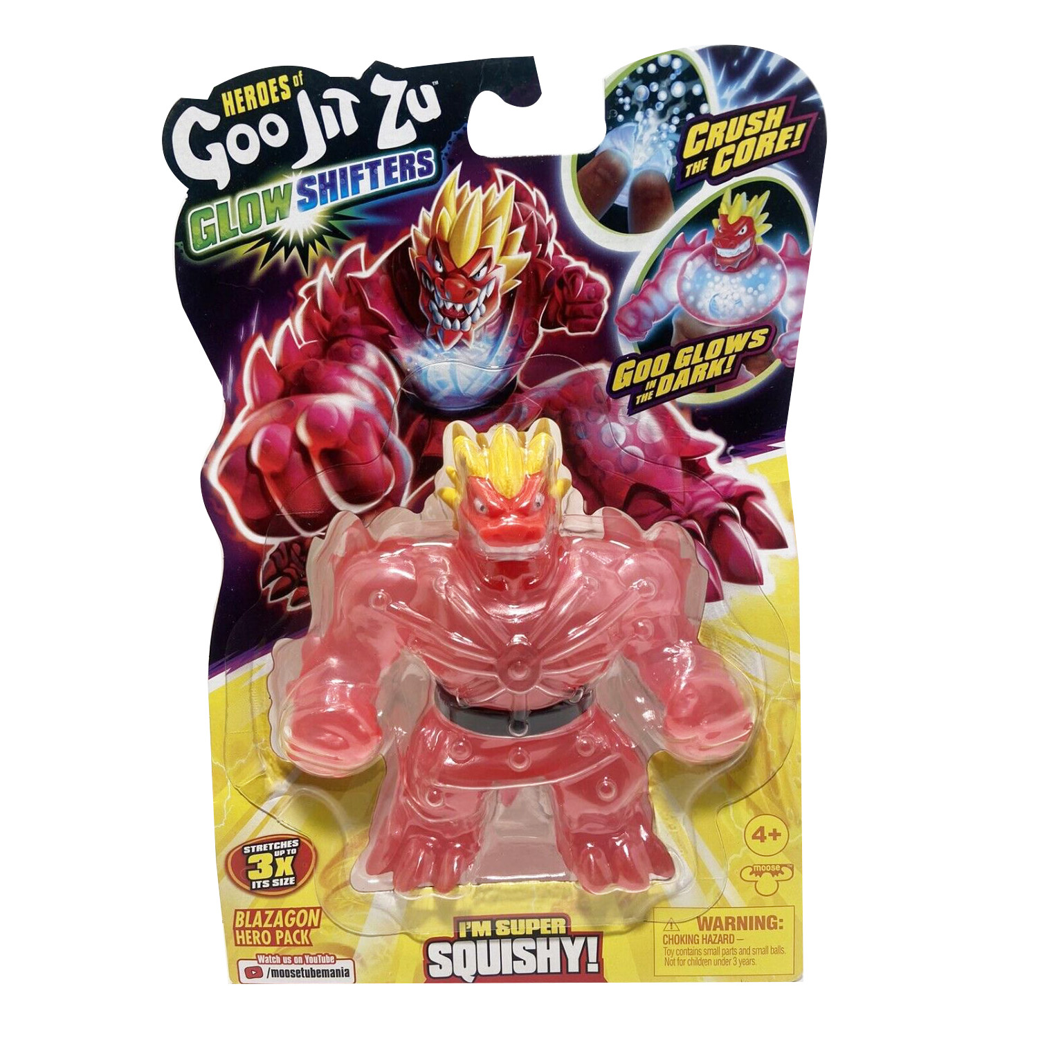 Top1Toys Goo Jit Zu Shifters Glow Blazagon