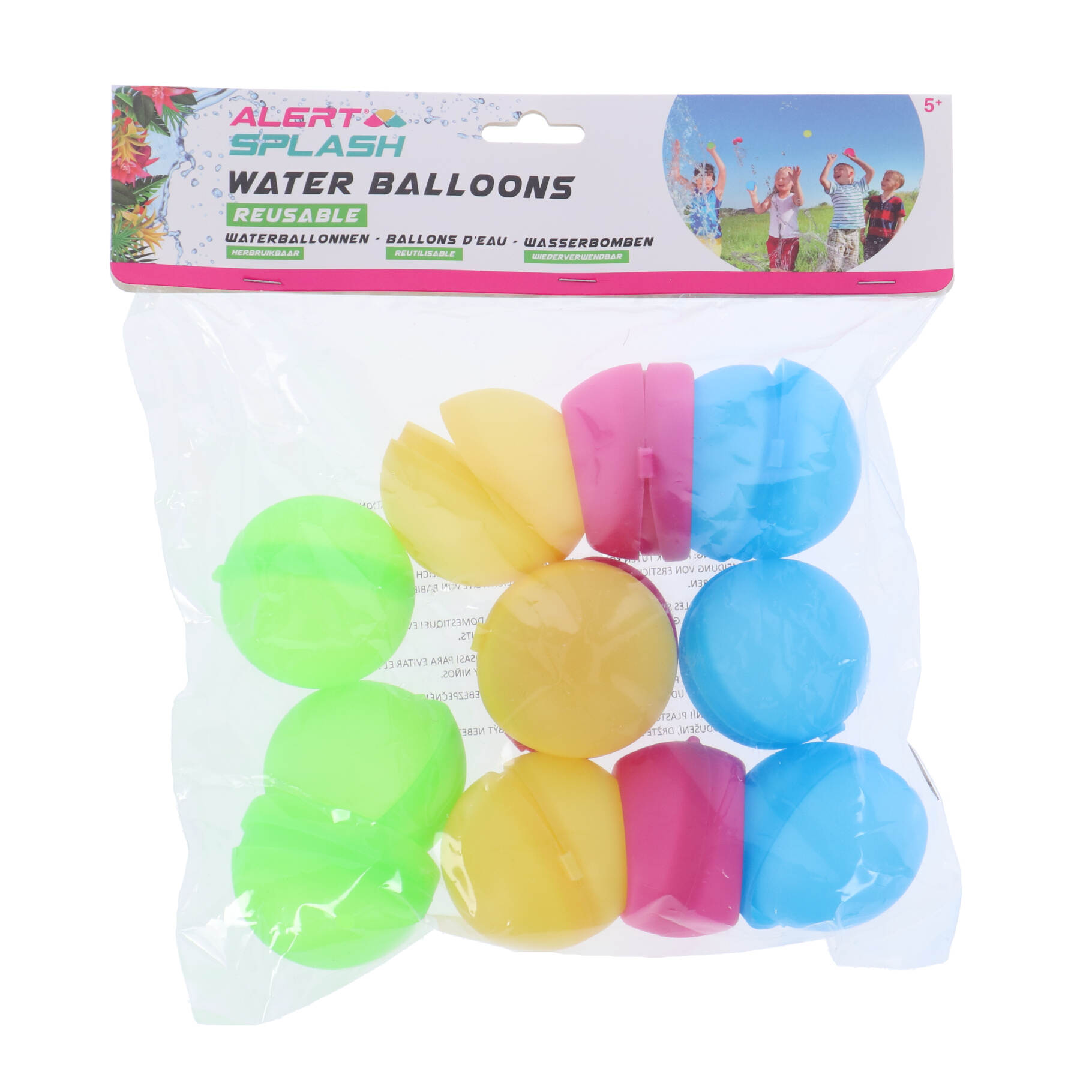 Top1Toys Waterballonnen 6 Cm 12 Stuks Herbruikbaar