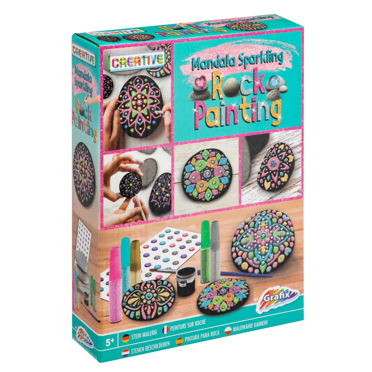 Top1Toys Stenen schilderen mandala 11 delig