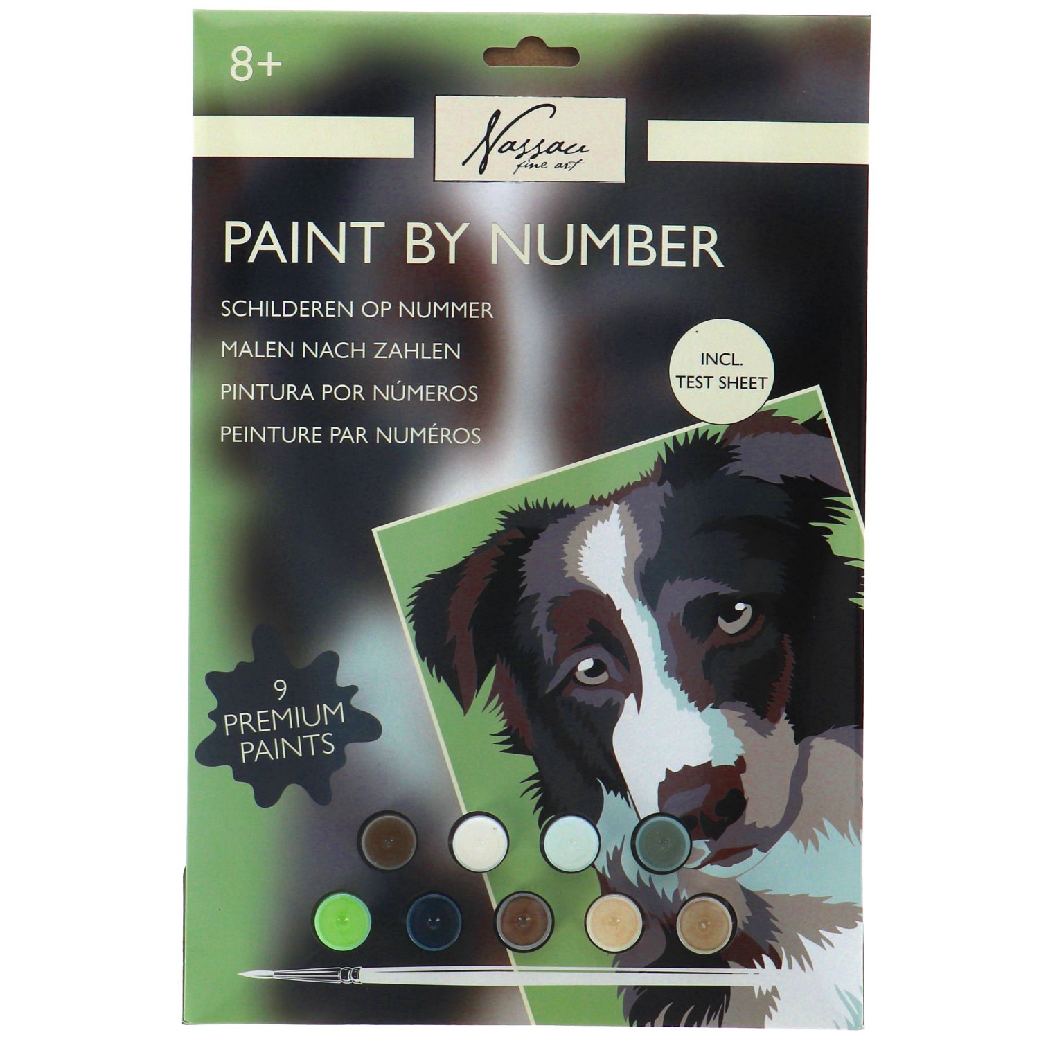 Top1Toys Schilderen op nummer hond